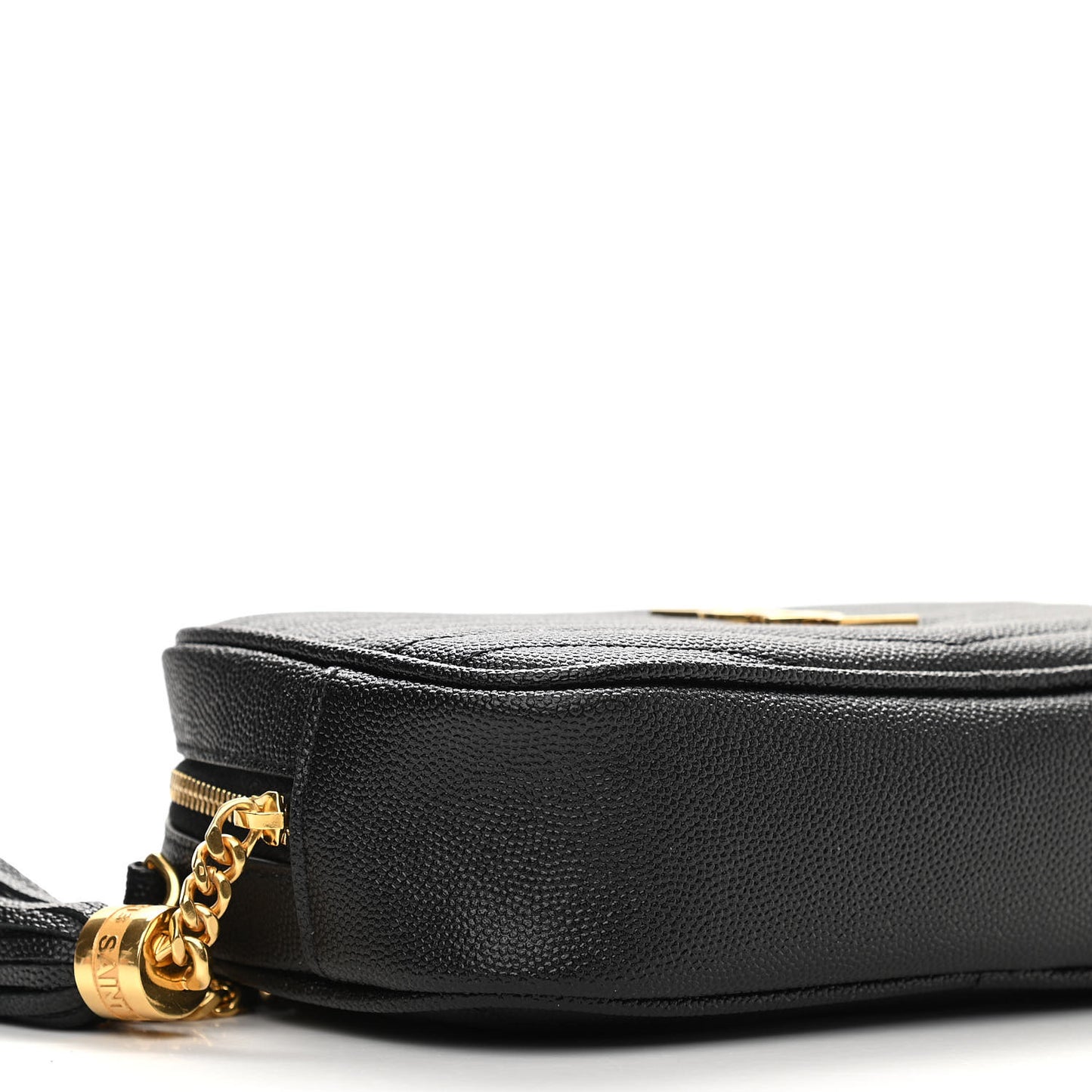 Grain De Poudre Matelasse Monogram Mini Lou Camera Bag Black
