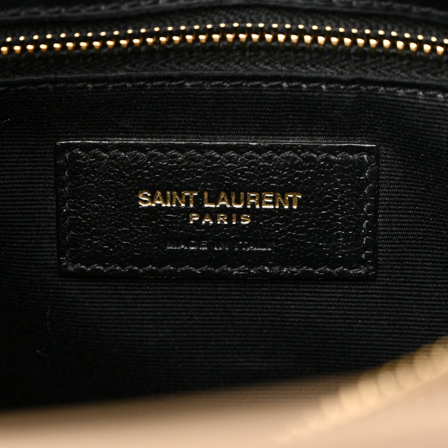 Calfskin Y Quilted Monogram Medium Loulou Chain Satchel Nude Powder