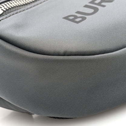 Burberry Econyl Logo Print Small Cannon Bum Bag Charcoal Grey 8 of 9