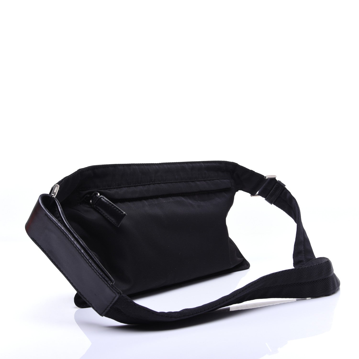 Prada Tessuto Nylon Belt Bag Black 3 of 9
