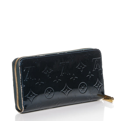 Louis Vuitton Vernis Zippy Wallet Blue Nuit 3 of 9