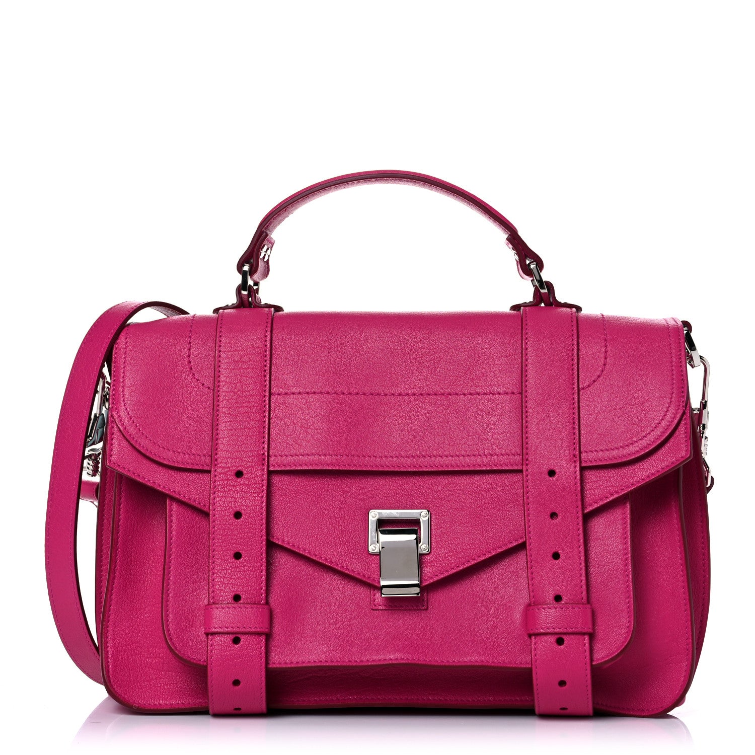 Proenza Schouler Lambskin Medium PS1 Satchel Fleur de Lys 1 of 10