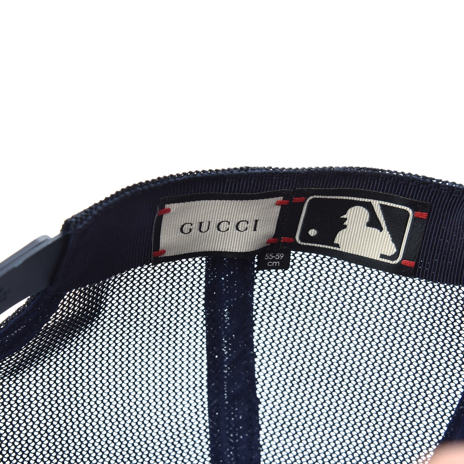 Gucci X SEGA Cotton NY Yankees Baseball Hat 55-59 Navy 5 of 7