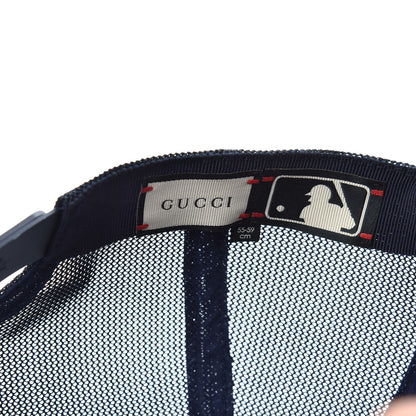 Gucci X SEGA Cotton NY Yankees Baseball Hat 55-59 Navy 5 of 7