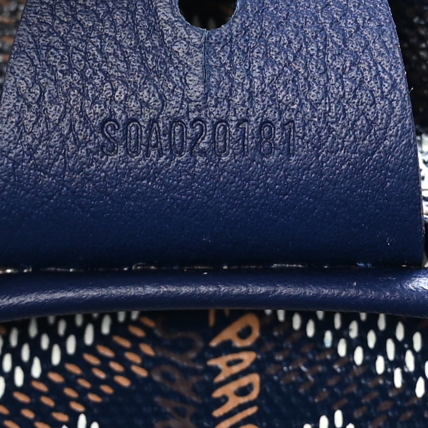 Goyard Goyardine Artois PM Navy 7 of 11
