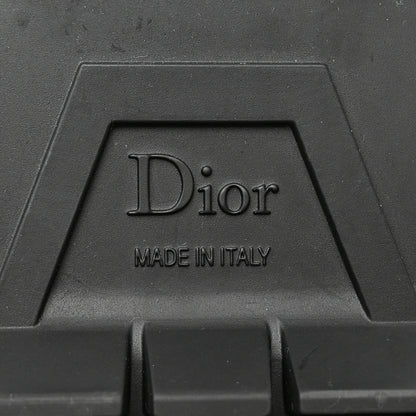 Christian Dior Brushed Calfskin Shearling Dior Code Lug Sole 15mm Loafers 39.5 Black Natural 6 of 13