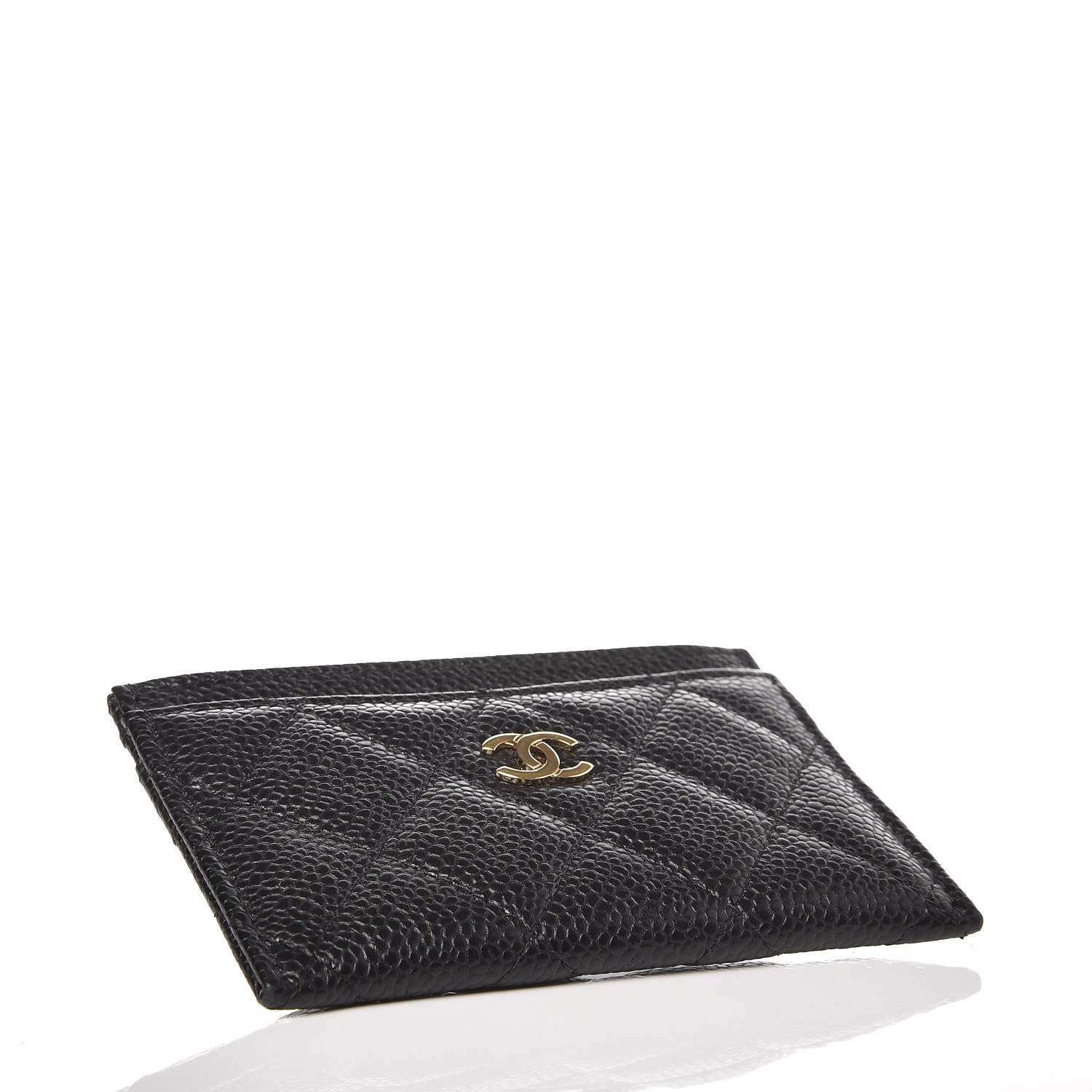 Chanel Caviar Quilted Card Holder Black 4 of 9