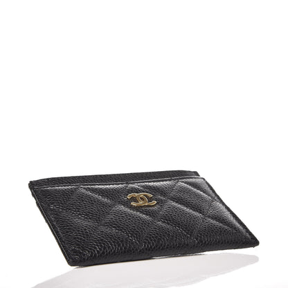 Chanel Caviar Quilted Card Holder Black 4 of 9