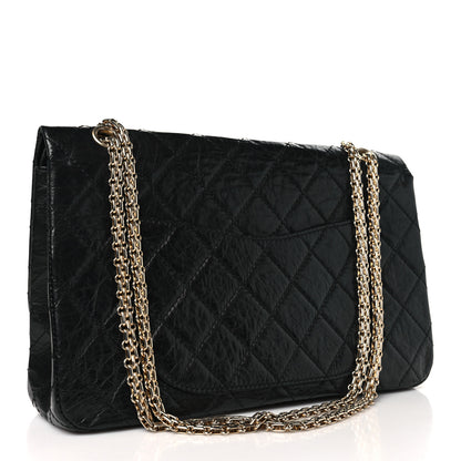Chanel Aged Calfskin Quilted 50th Anniversary 2.55 Reissue 227 Flap Black 3 of 12