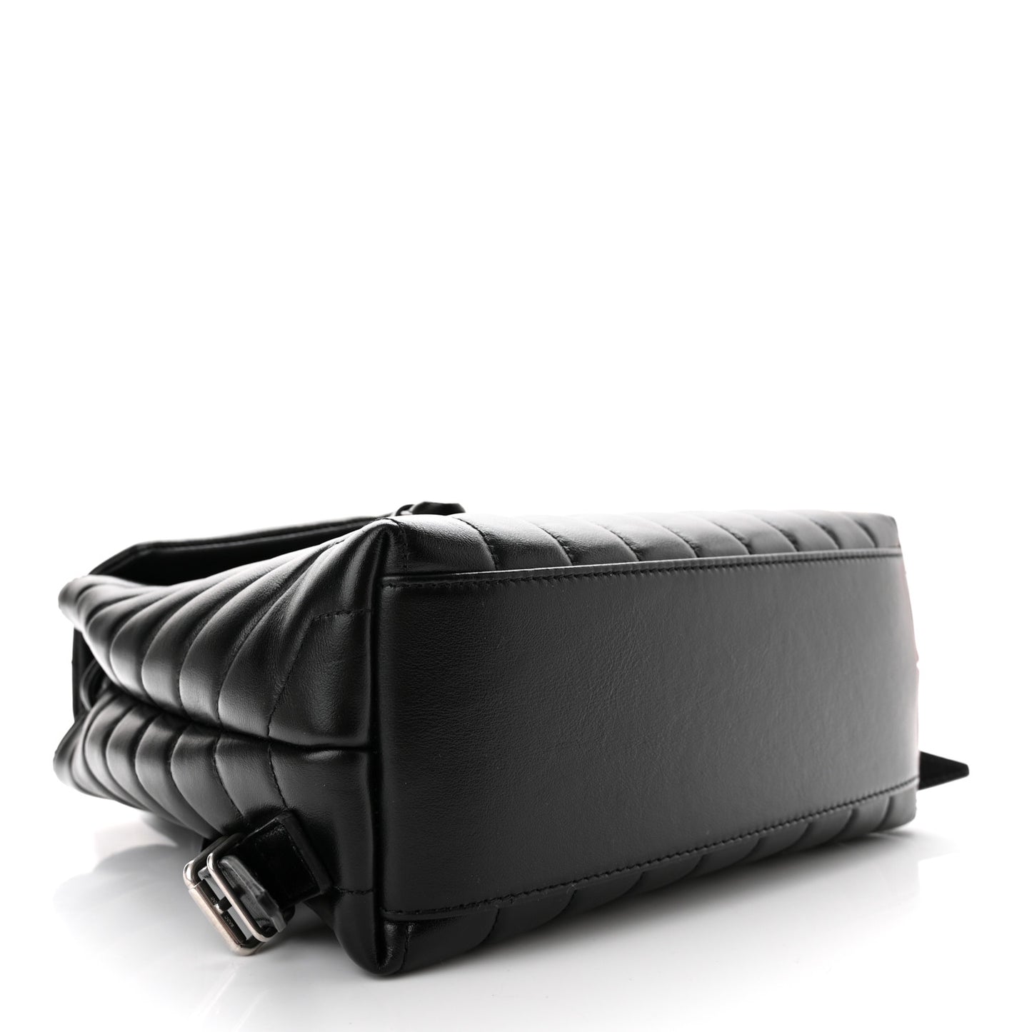 Calfskin Y Quilted Monogram Small Loulou Backpack Black