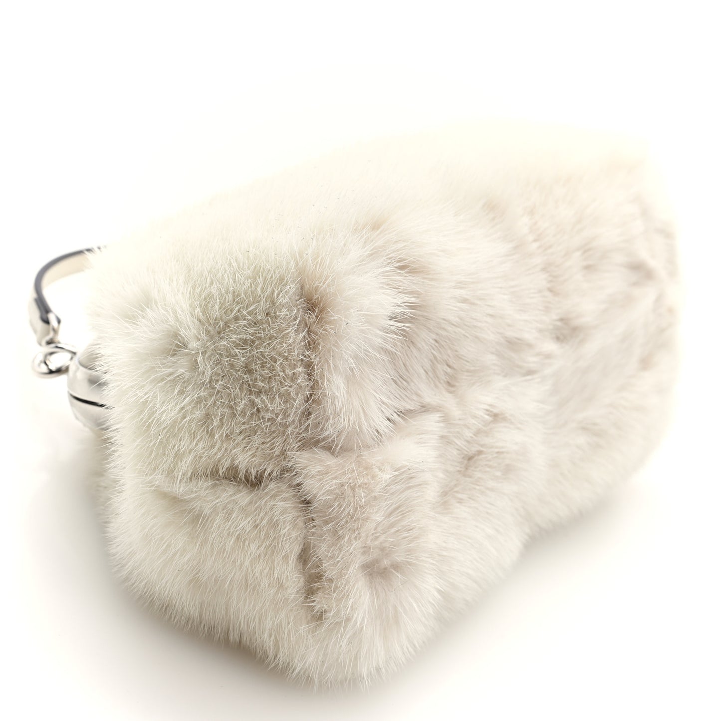Mink Shiny Nappa Small Fendi First Latte Palladio