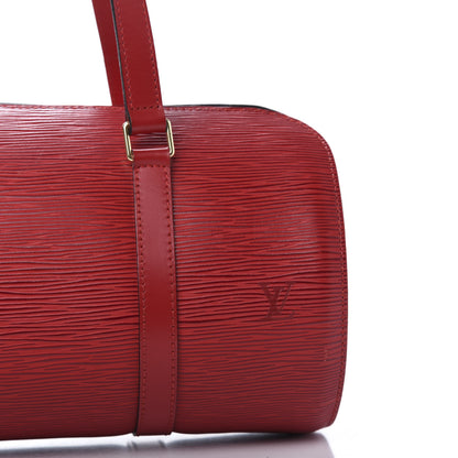 Louis Vuitton Epi Soufflot Castillan Red 8 of 8
