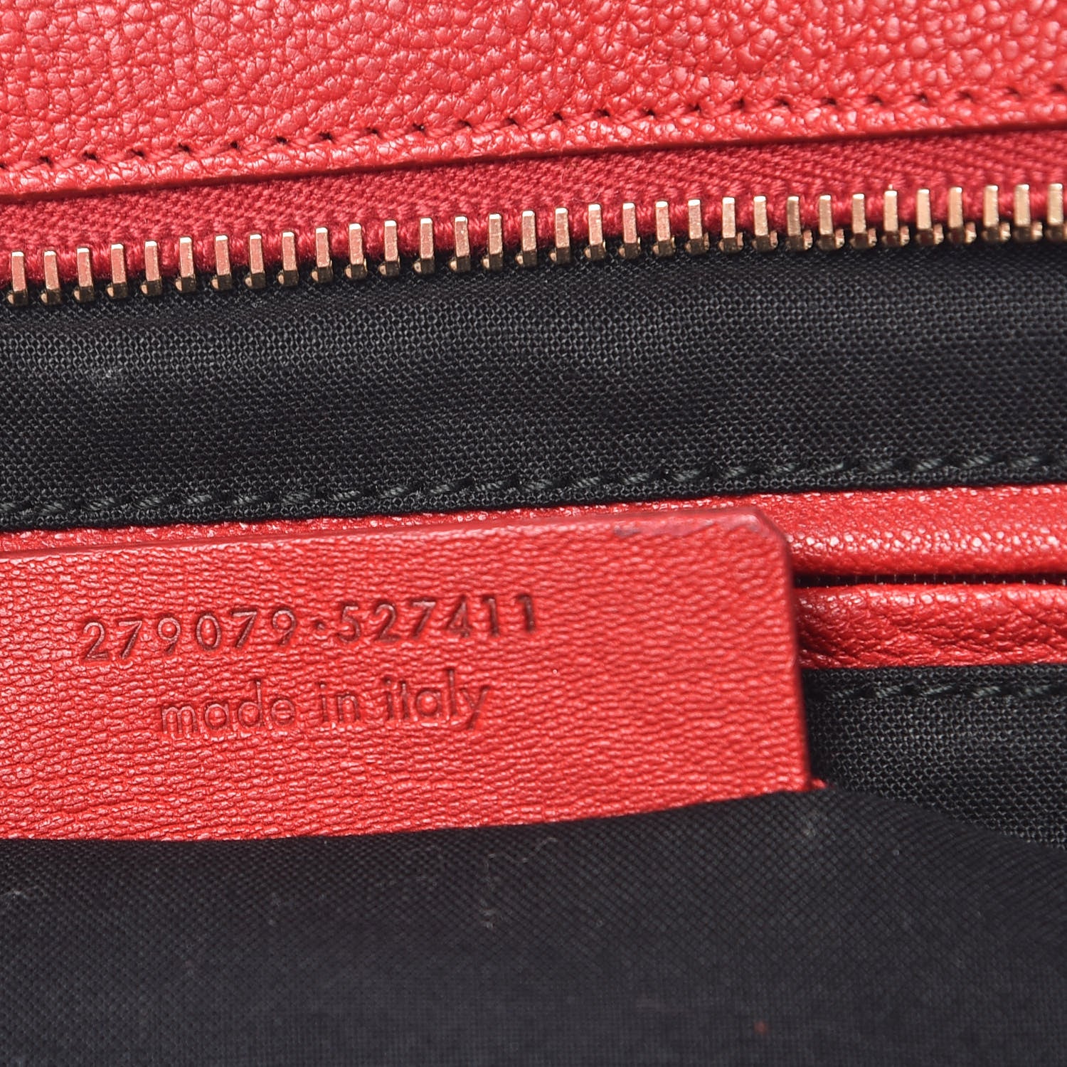 Saint Laurent Sheepskin Medium Cabas ChYc Rouge Orient 7 of 23