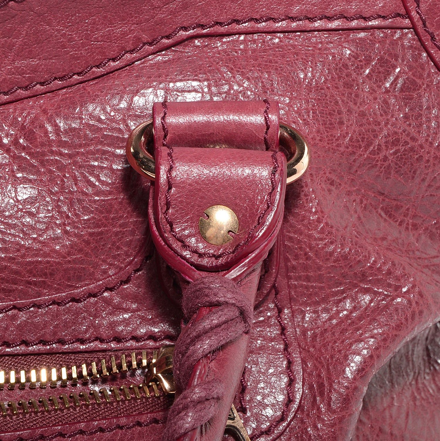 Balenciaga Agneau Giant 12 Rose Gold Hardware City Cassis 20 of 31