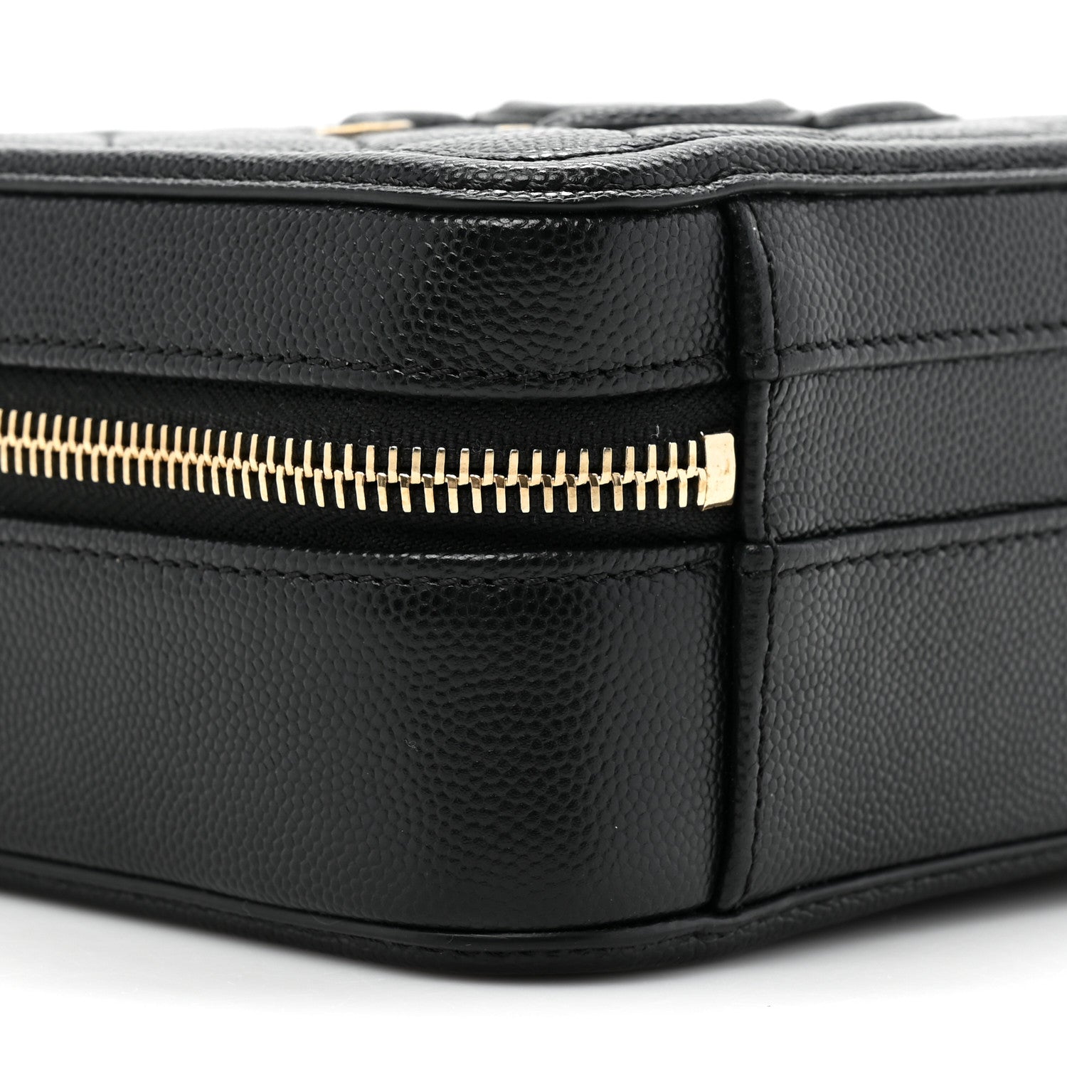 Chanel Caviar Quilted Small CC Filigree Vanity Case Black 10 of 10