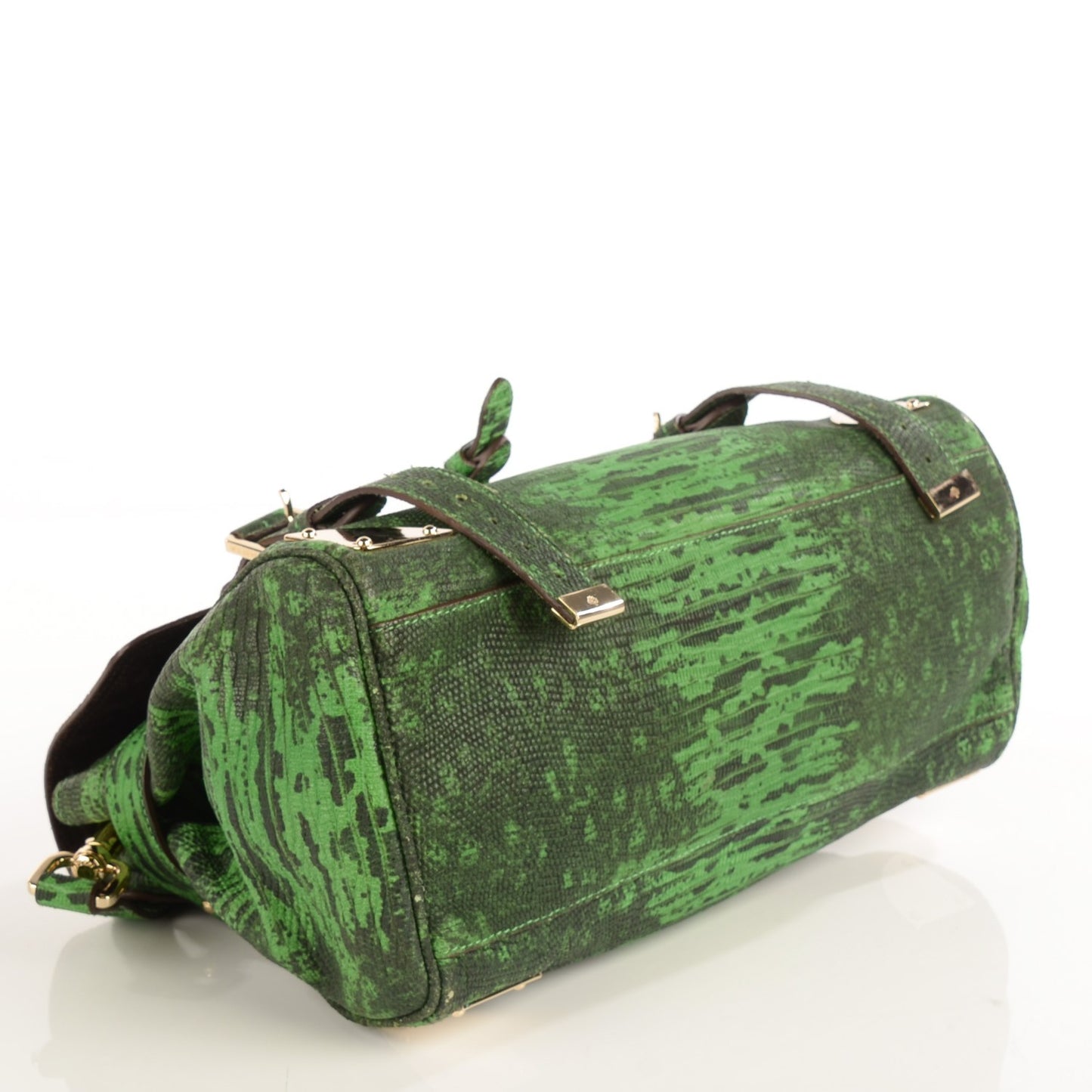Lizard Print Travel Day Grass Green