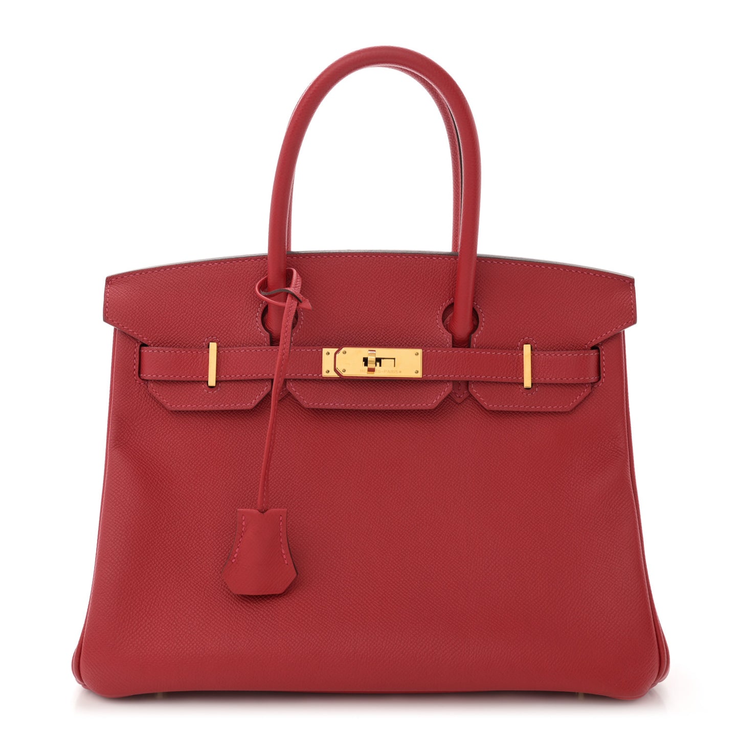 Epsom Birkin 30 Rouge Casaque