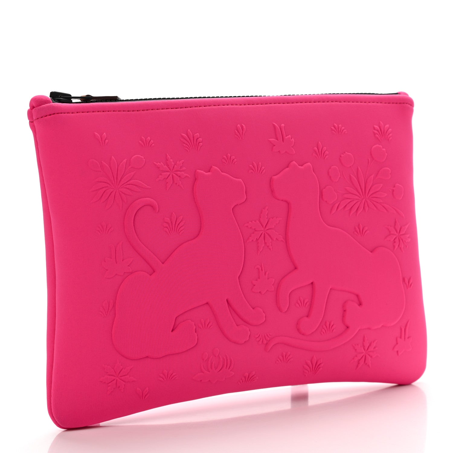 Hermes Neoprene Medium Neobain Les Leopards Rose Blogger 3 of 7