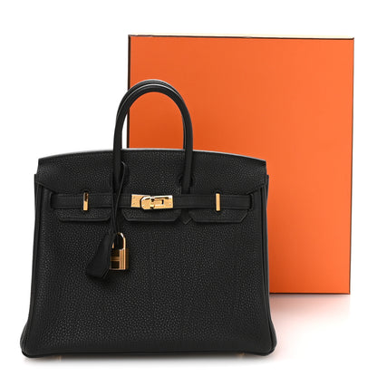 Hermes Togo Birkin 25 Black 11 of 11