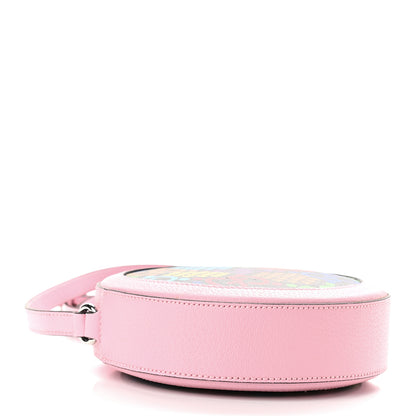 Gucci GG Supreme Monogram Psychedelic Round Shoulder Bag Black Multicolor Sugar Pink 4 of 10