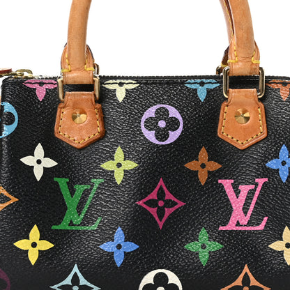 Louis Vuitton Monogram Multicolor Mini Sac HL Speedy Black 7 of 12