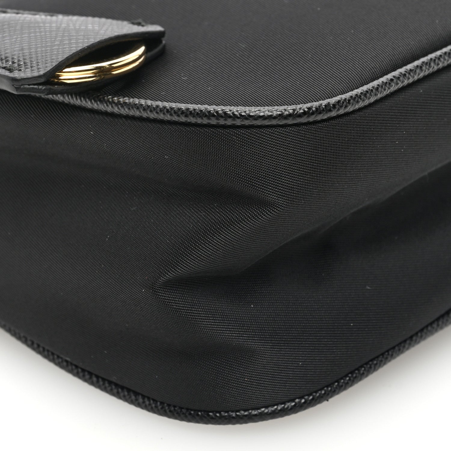 Prada Tessuto Nylon Saffiano Mini Re-Edition 2005 Bag Black 8 of 9