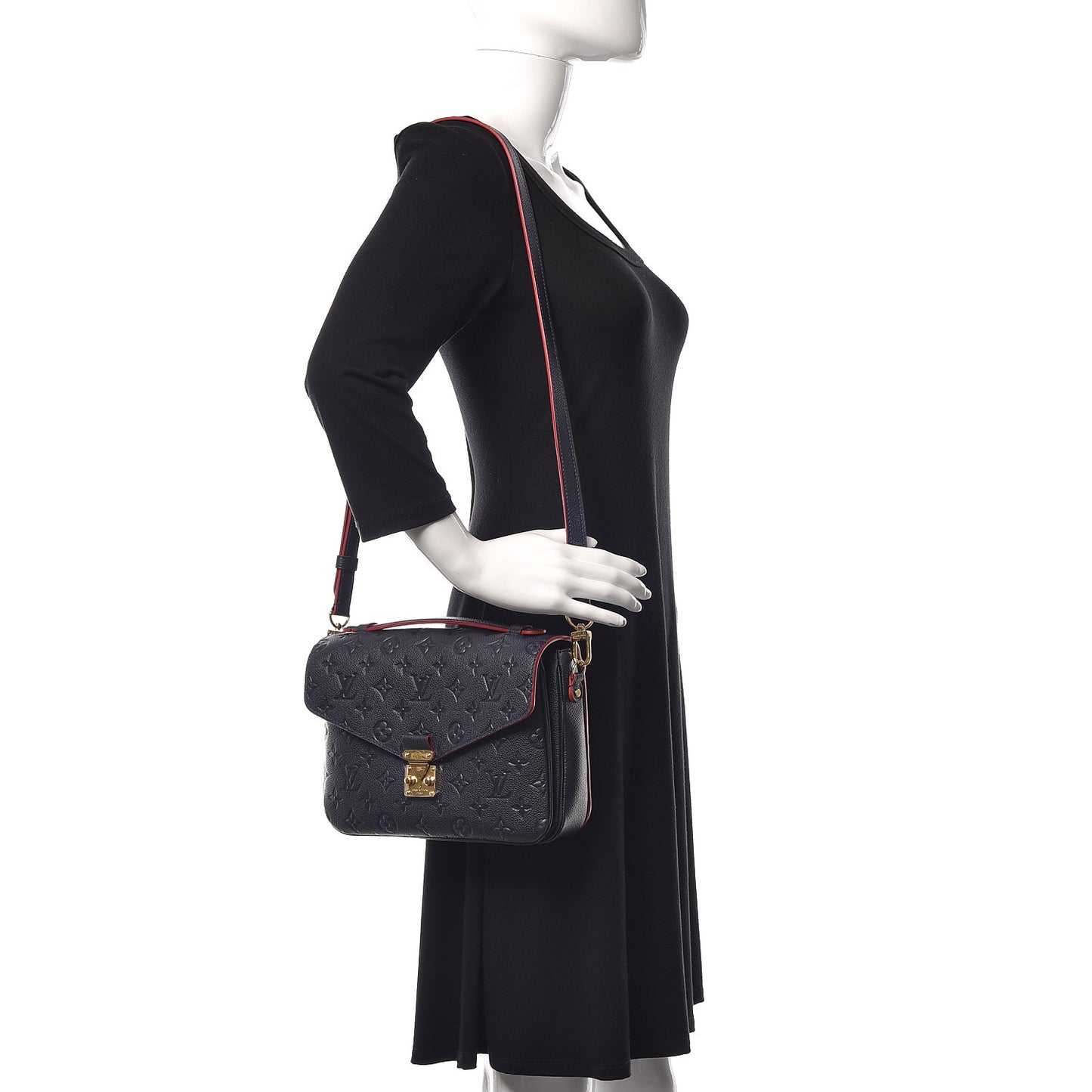 Empreinte Pochette Metis Marine Rouge