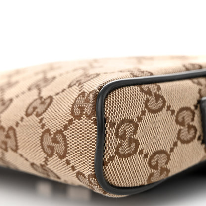Gucci Monogram Dollar Calfskin Belt Bag Beige Ebony Testa di Moro Marrone Scuro 11 of 11