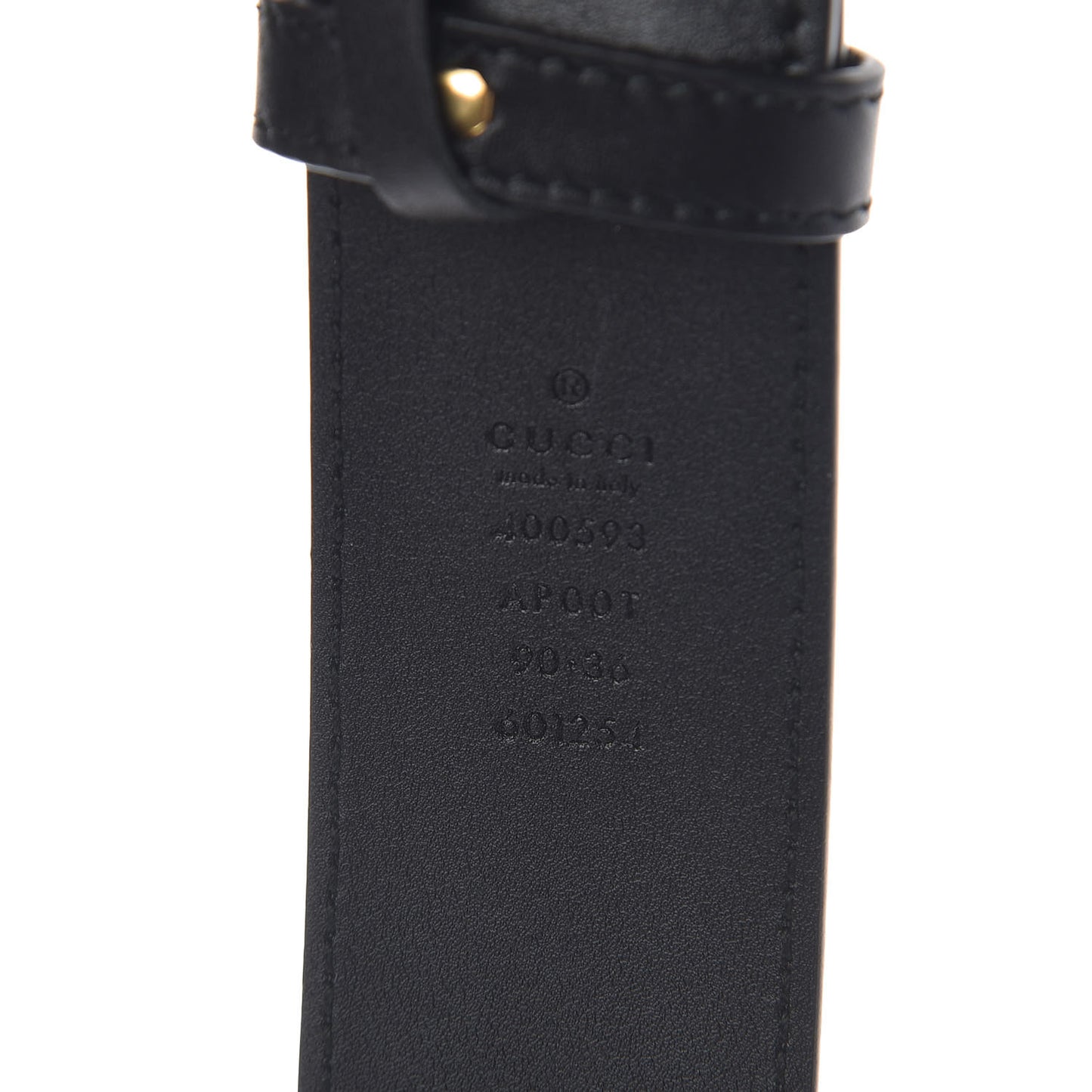 Calfskin Double G 40mm Belt 90 36 Black