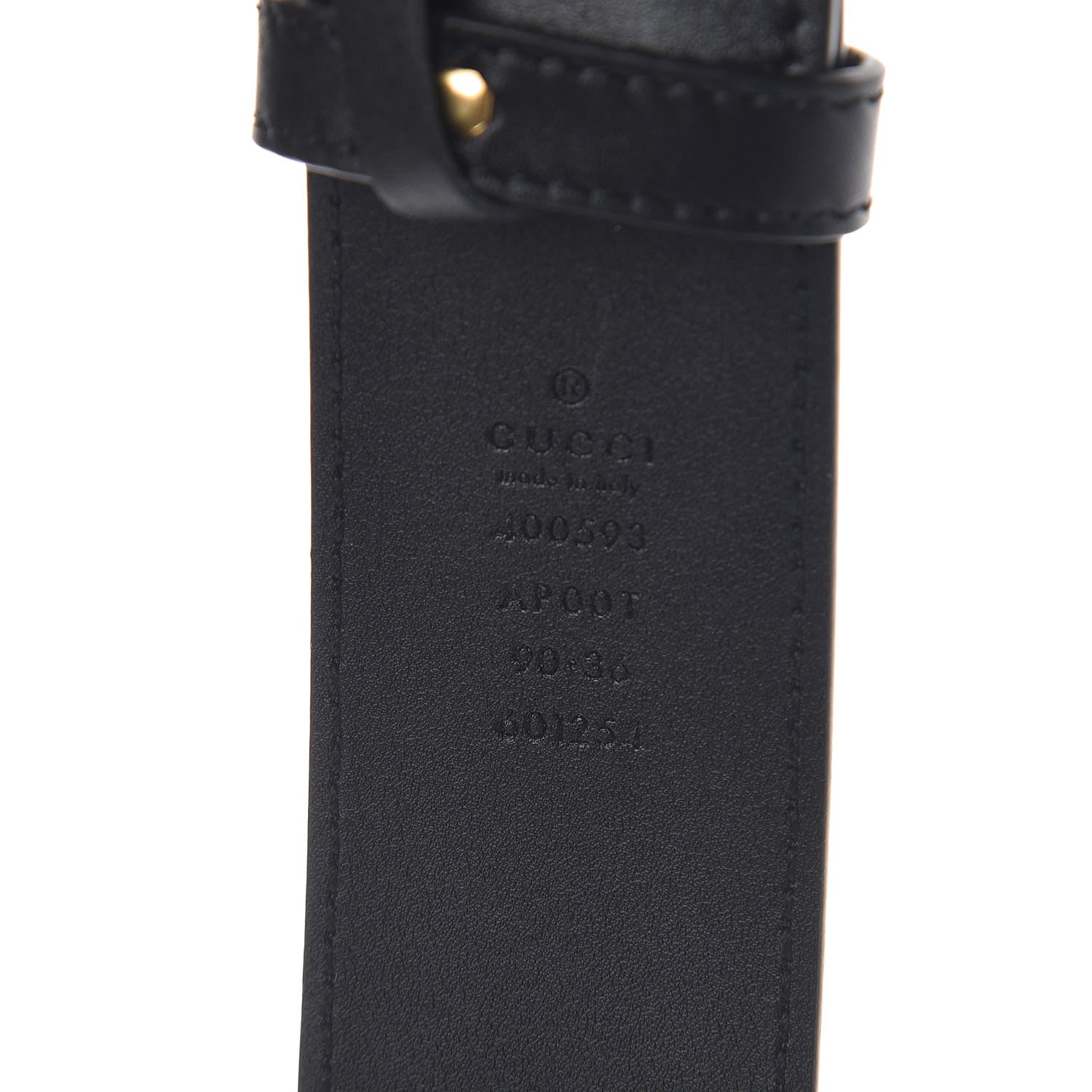 Gucci Calfskin Double G 40mm Belt 90 36 Black 4 of 7