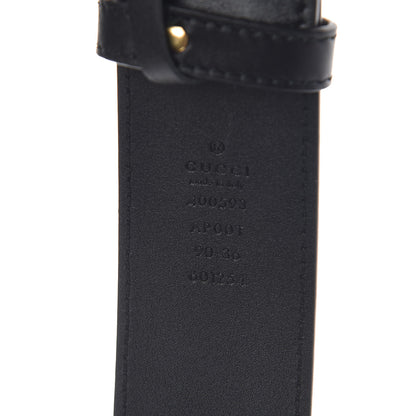Gucci Calfskin Double G 40mm Belt 90 36 Black 4 of 7
