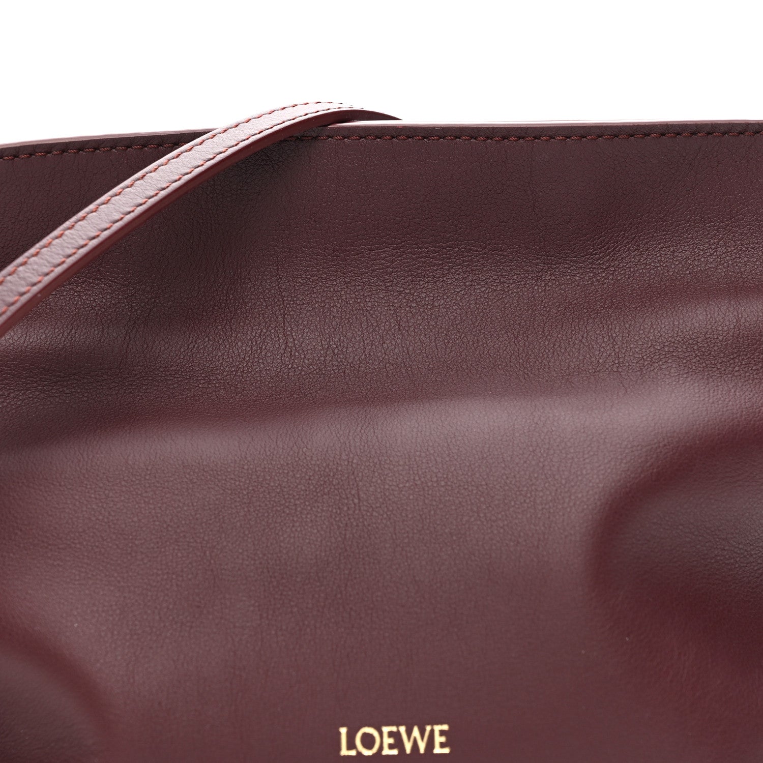 Loewe Calfskin Mini Flamenco Knot Clutch Dark Burgundy 8 of 15