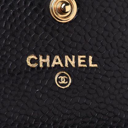 Chanel Caviar Quilted Flap Card Holder Black 6 of 9
