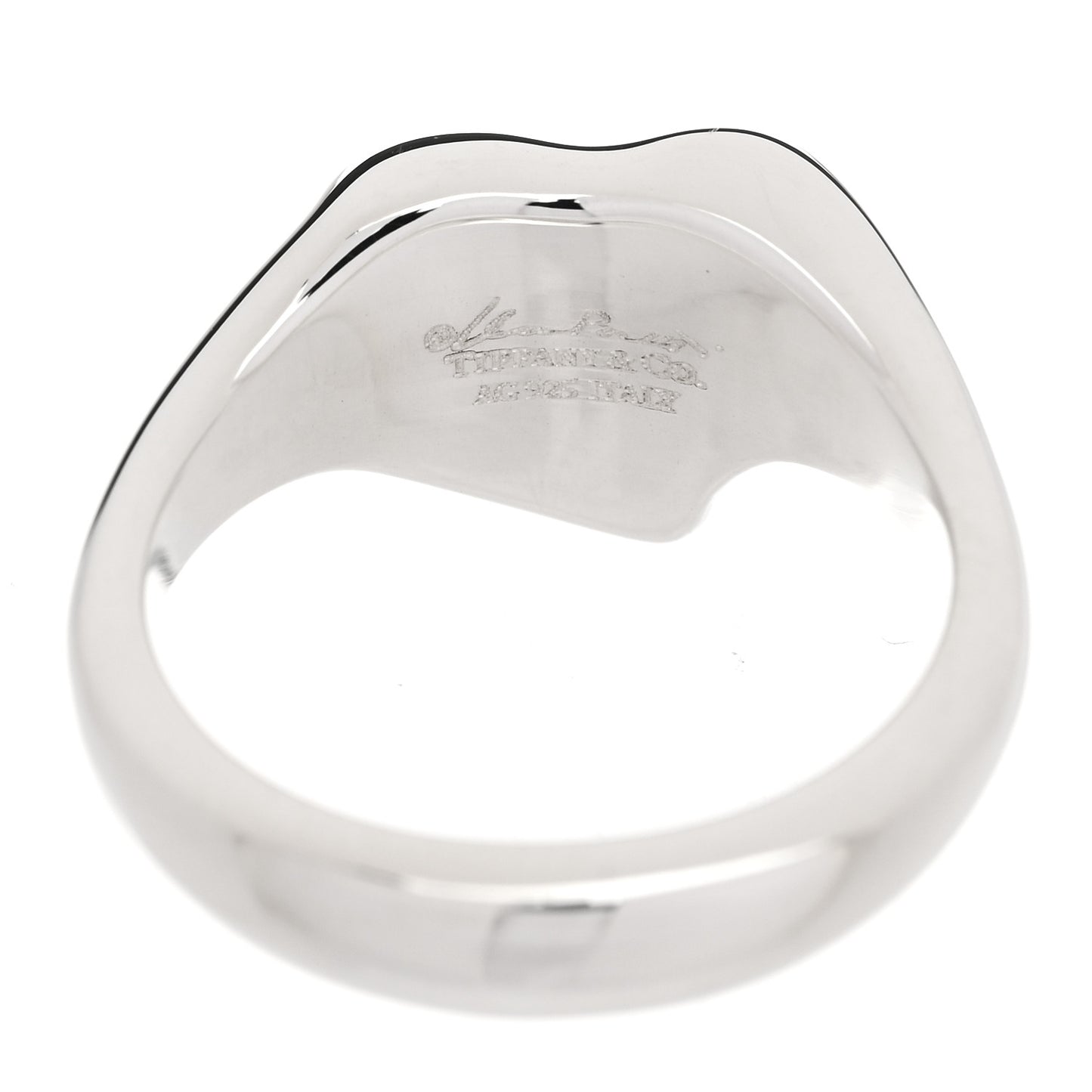 Sterling Silver Elsa Peretti Full Heart Ring 50 5.5