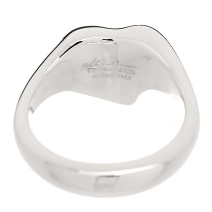 Tiffany Sterling Silver Elsa Peretti Full Heart Ring 50 5.5 4 of 5