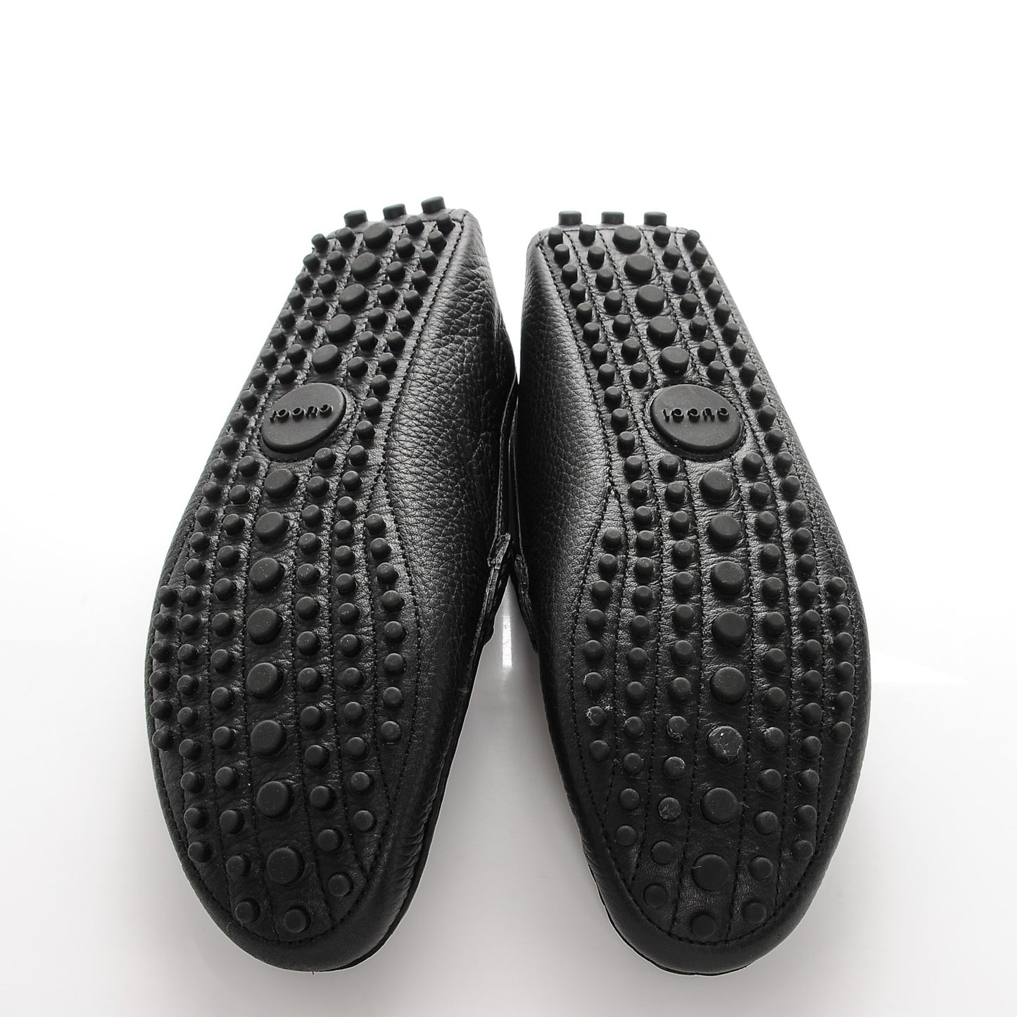 Road Calfskin Web Womens Horsebit Driver Loafers 38 Black