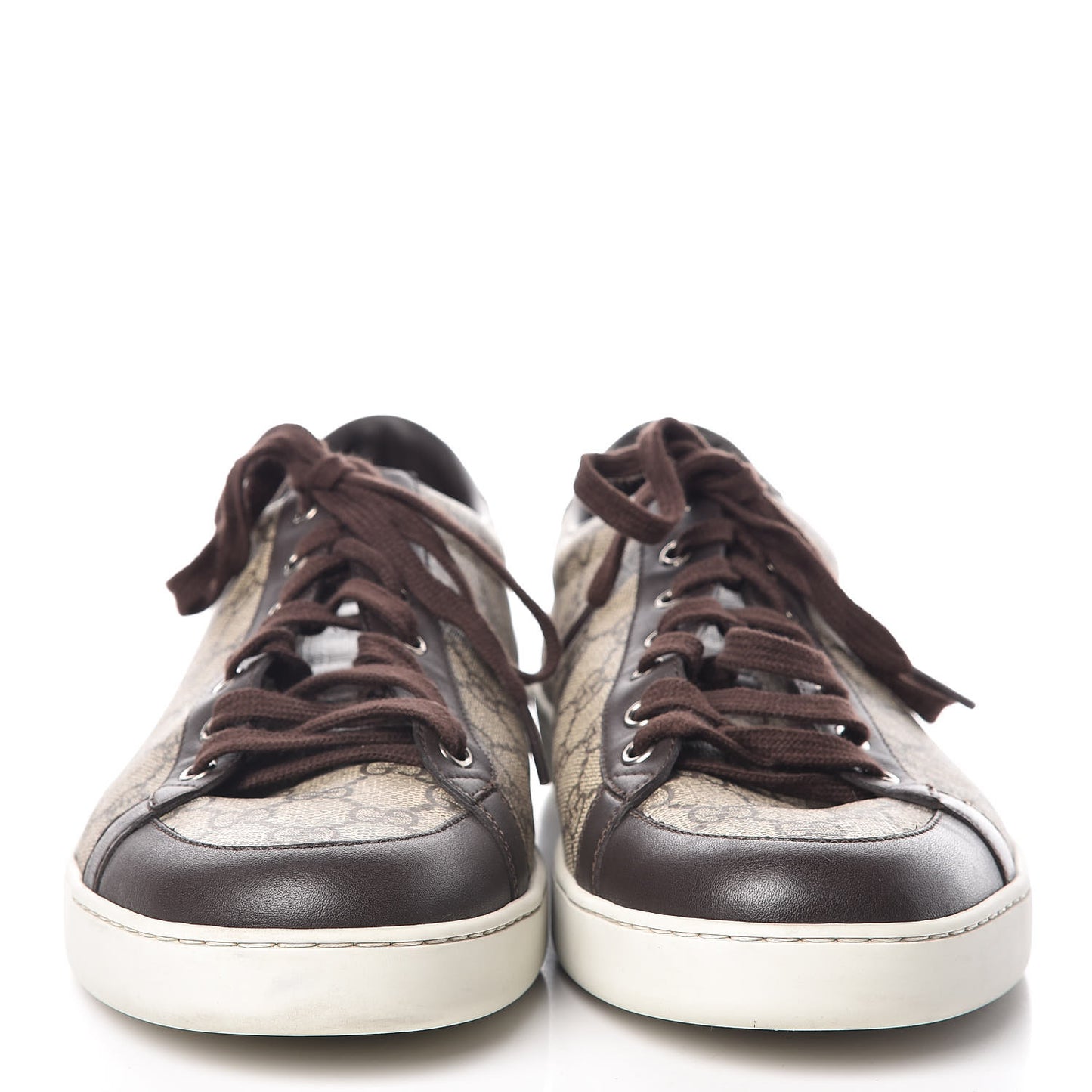 GG Supreme Monogram Mens Tessuto Sneakers 12 Ebony