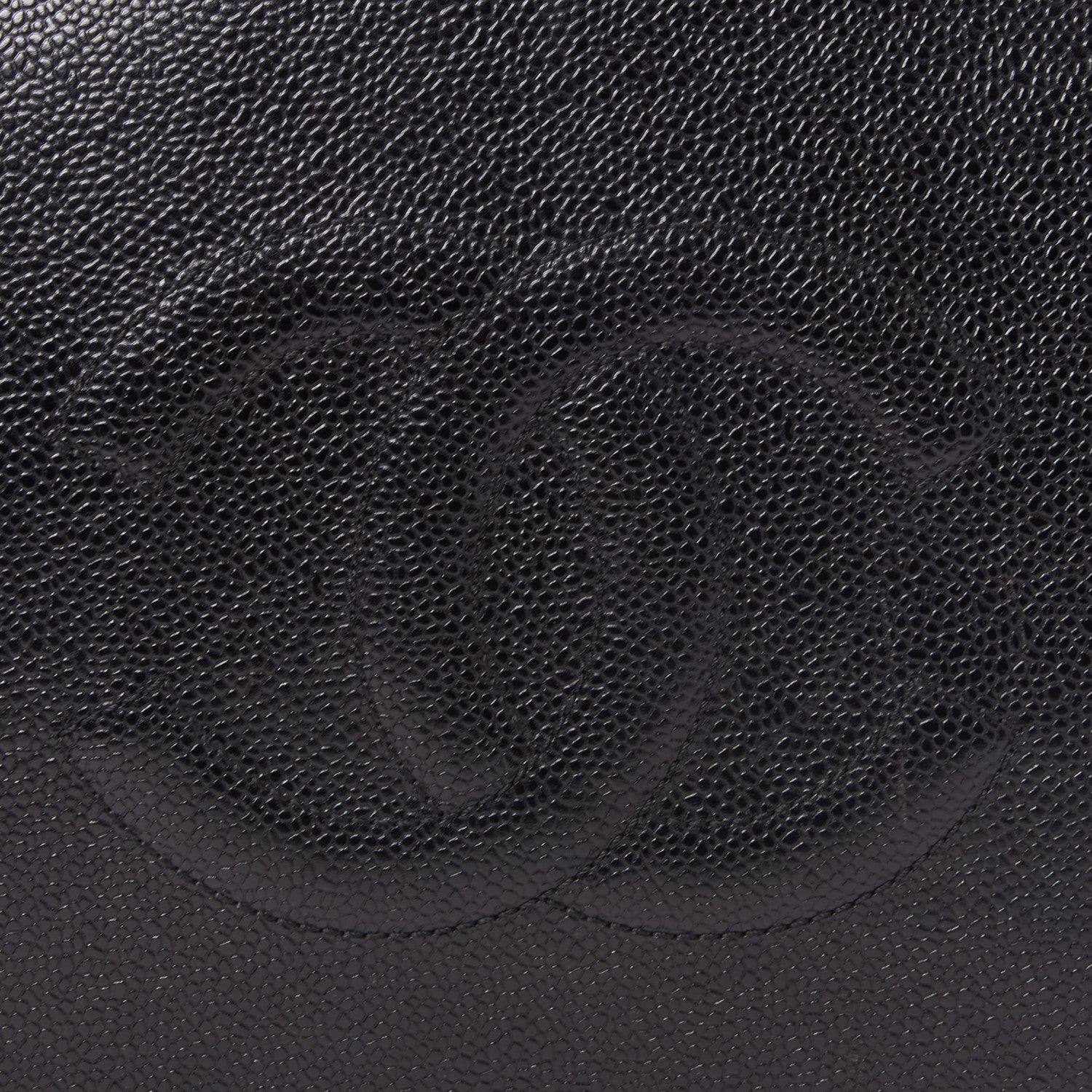 Chanel Caviar Large CC Shoulder Bag Black 6 of 9