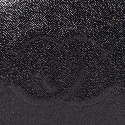 Chanel Caviar Large CC Shoulder Bag Black 6 of 9