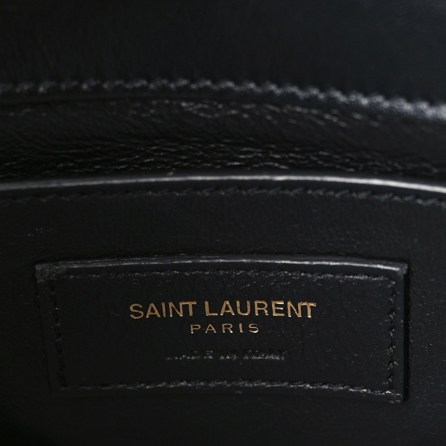 Saint Laurent Smooth Calfskin Small Spontini Saddle Bag Black 6 of 12