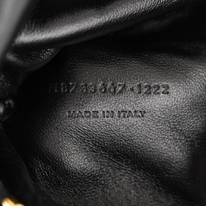 Saint Laurent Lambskin Quilted Gaby Zipped Pouch Black 7 of 10