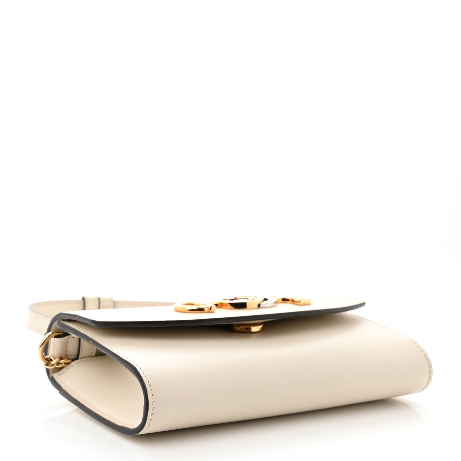 Gucci Smooth Calfskin Mini Zumi Shoulder Bag White 4 of 10