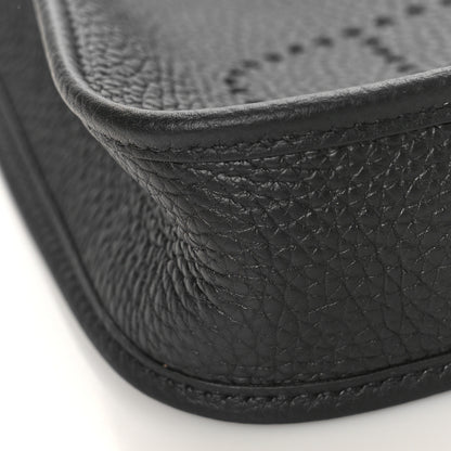 Hermes Taurillon Clemence Evelyne TPM Black 7 of 8