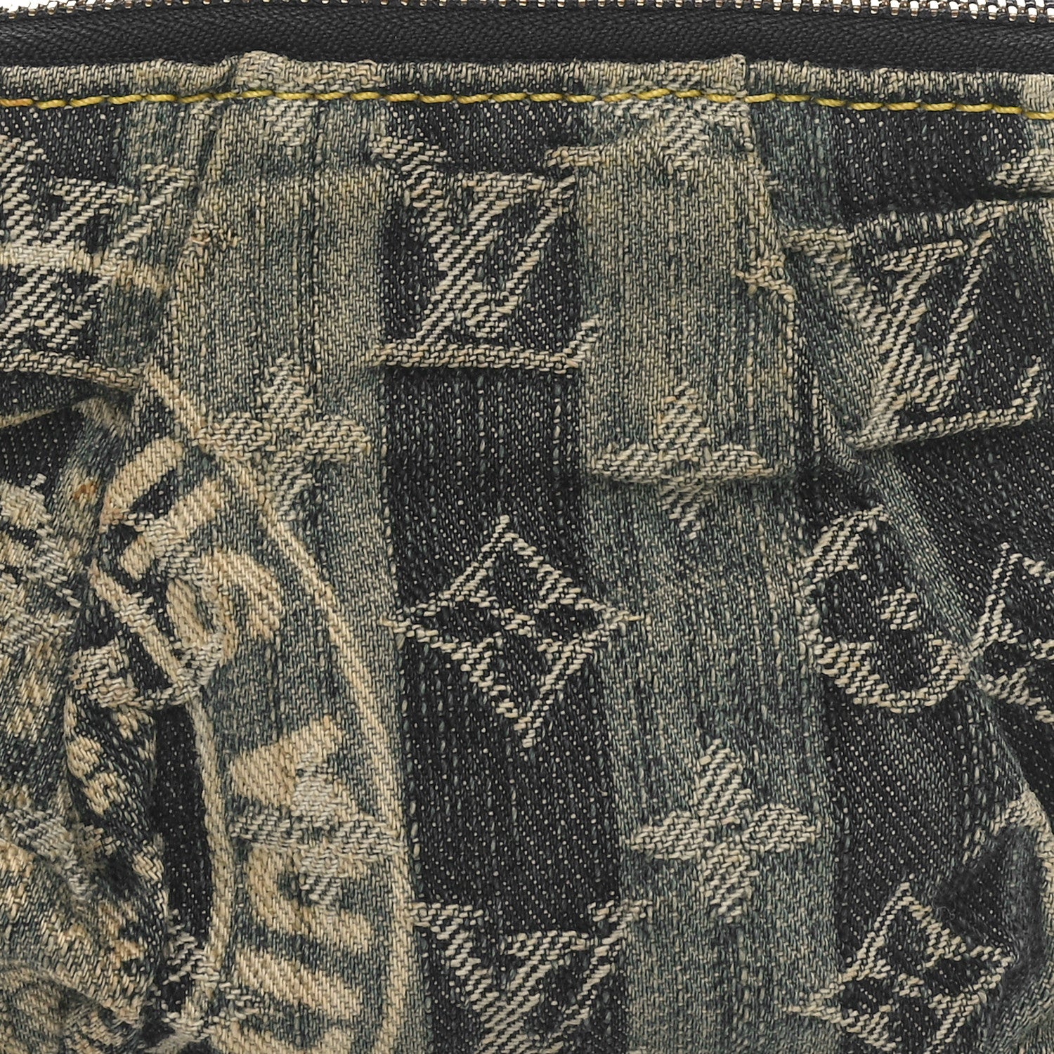 Louis Vuitton Denim Raye Trousse Cosmetic Pouch 7 of 9