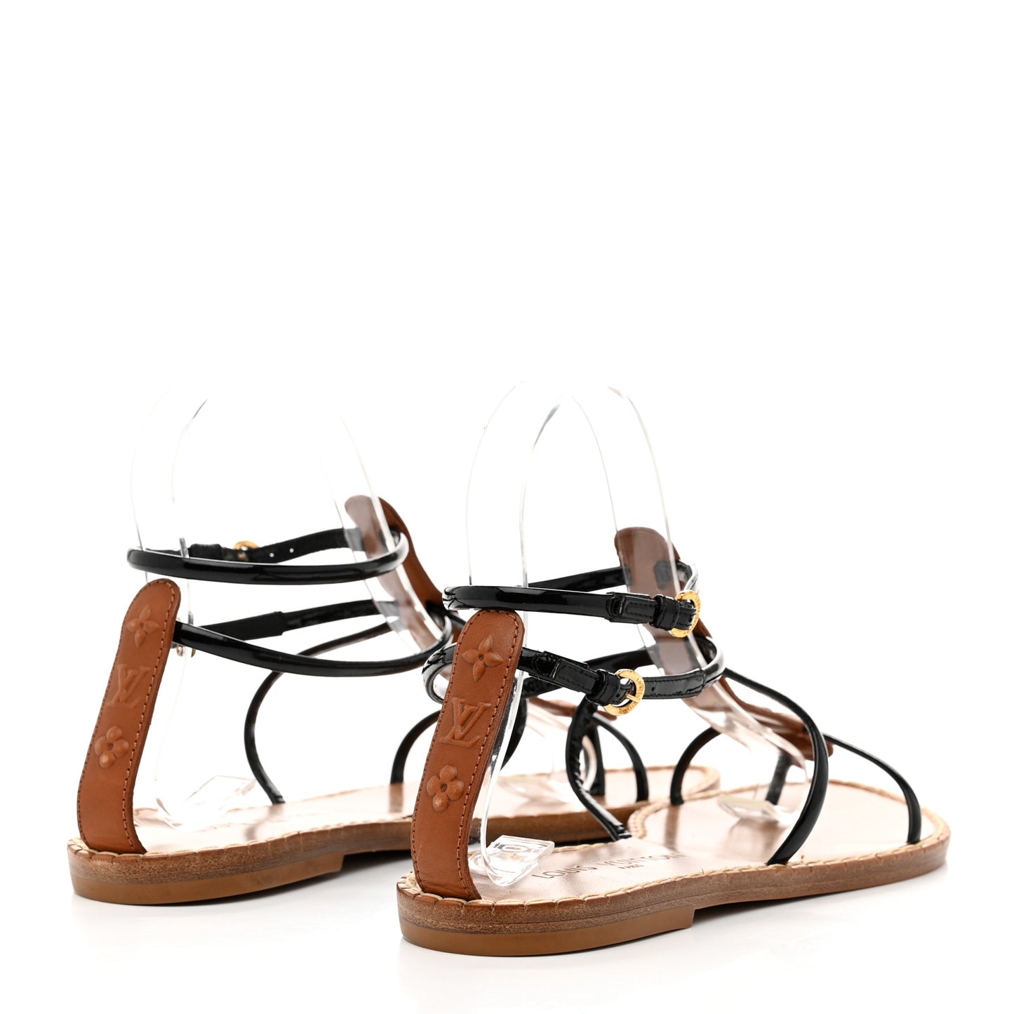 Calfskin Key West Sandals 38 Brown