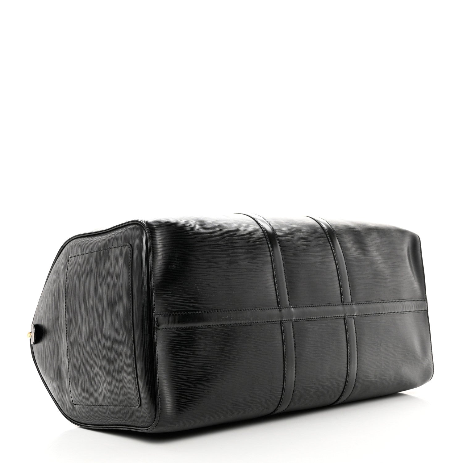 Louis Vuitton Epi Keepall 55 Black 3 of 8