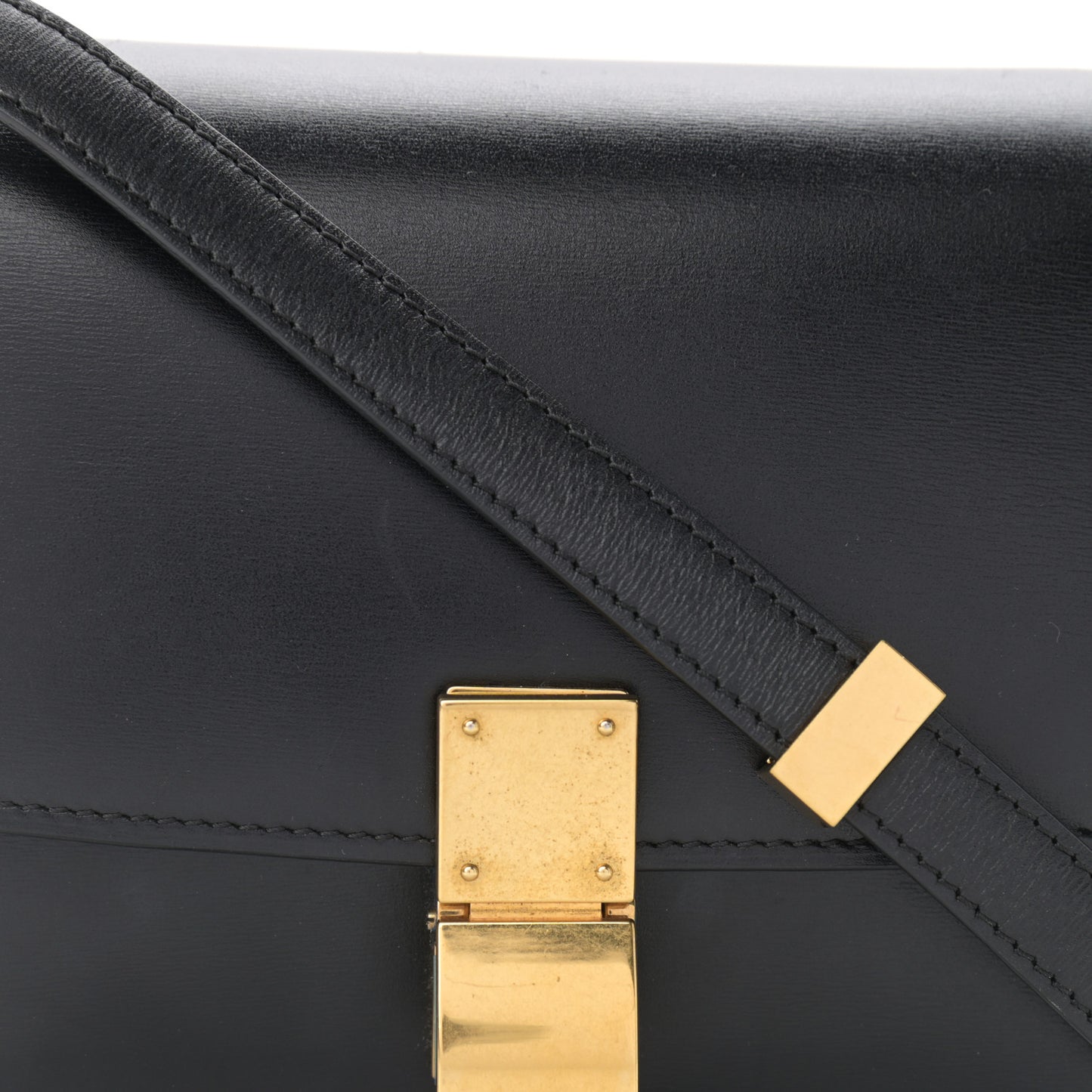 Box Calfskin Small Classic Box Flap Bag Black