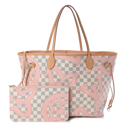 Louis Vuitton Damier Azur Tahitienne Neverfull MM 1 of 10