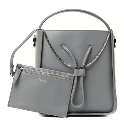 3.1 Phillip Lim Smooth Calfskin Small Soleil Bucket Bag Cement 2 of 5