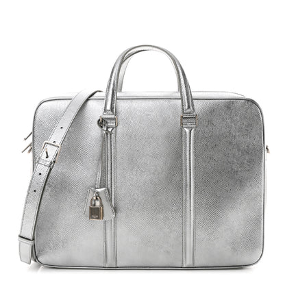 Celine Cartable Briefcase Silver 1 of 10